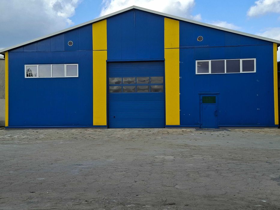 Nowa hala produkcyjno-magazynowa 560 m² +biuro, wjazd z drogi krajowej