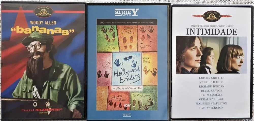 Woody Allen - 25 DVDs - RAROS - MUITO BOM ESTADO