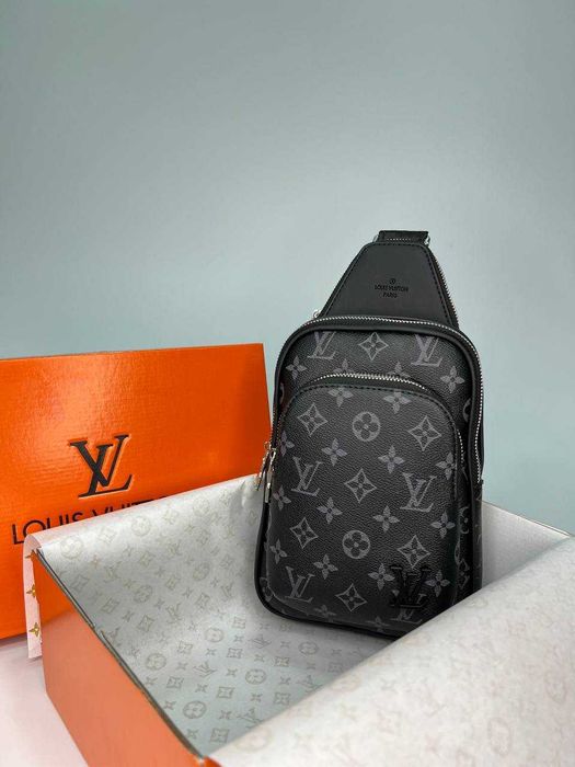 Сумка через плече Louis Vuitton Луї Вітон сумка-слінг чоловіча LV
