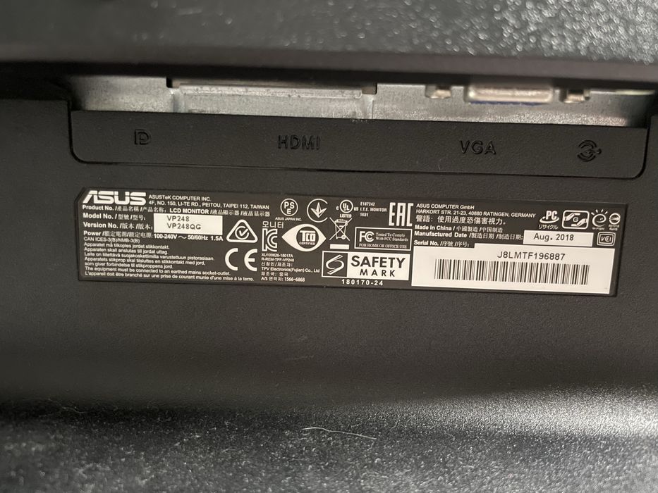 Monitor Asus VP248QG