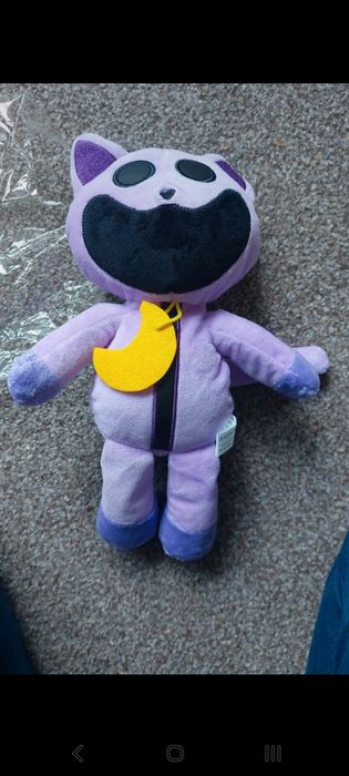 Promocja !! Catnap miękka chuda maskotka wysoki uśmiechnięty kotek