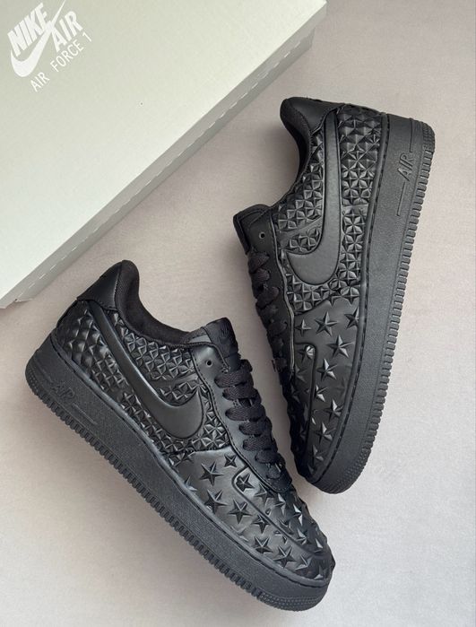 Кросівки Nike Air Force Independence Day Black | Чорні Нові | Найк