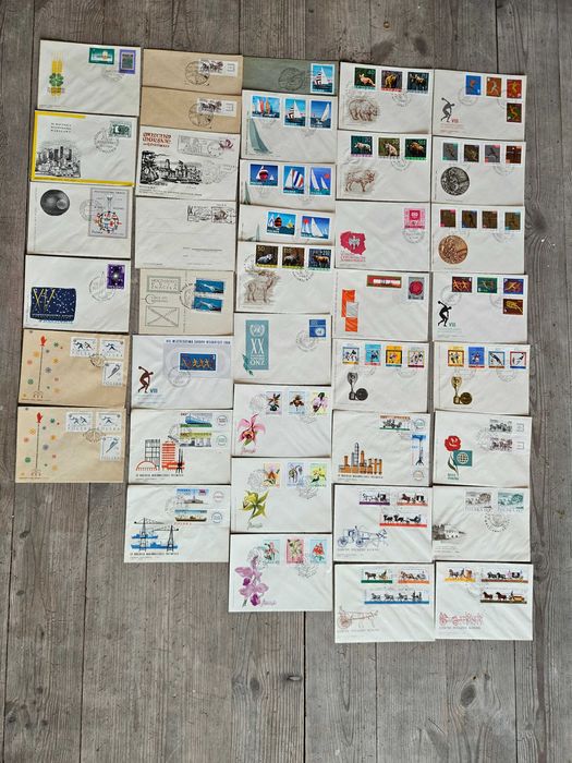 39 kopert FDC PRL – Pierwszy Dzień Obiegu – kolekcja filatelistyczna