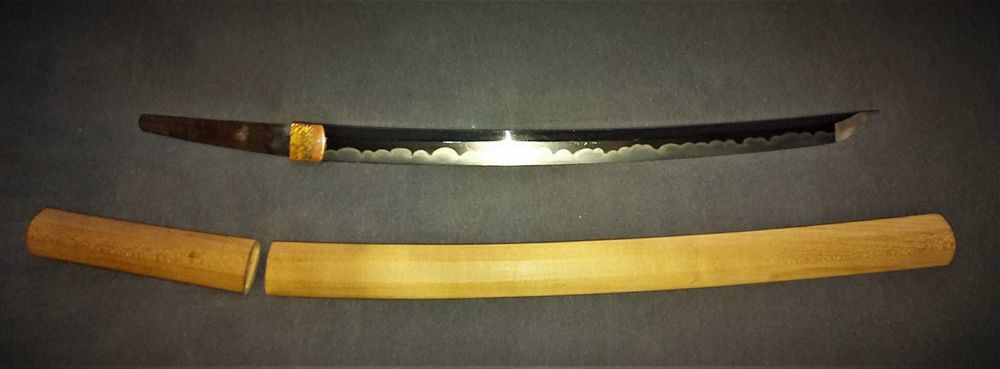 Zabytkowe Nihonto Wakizashi - TADAYOSHI: około 1660 rok.