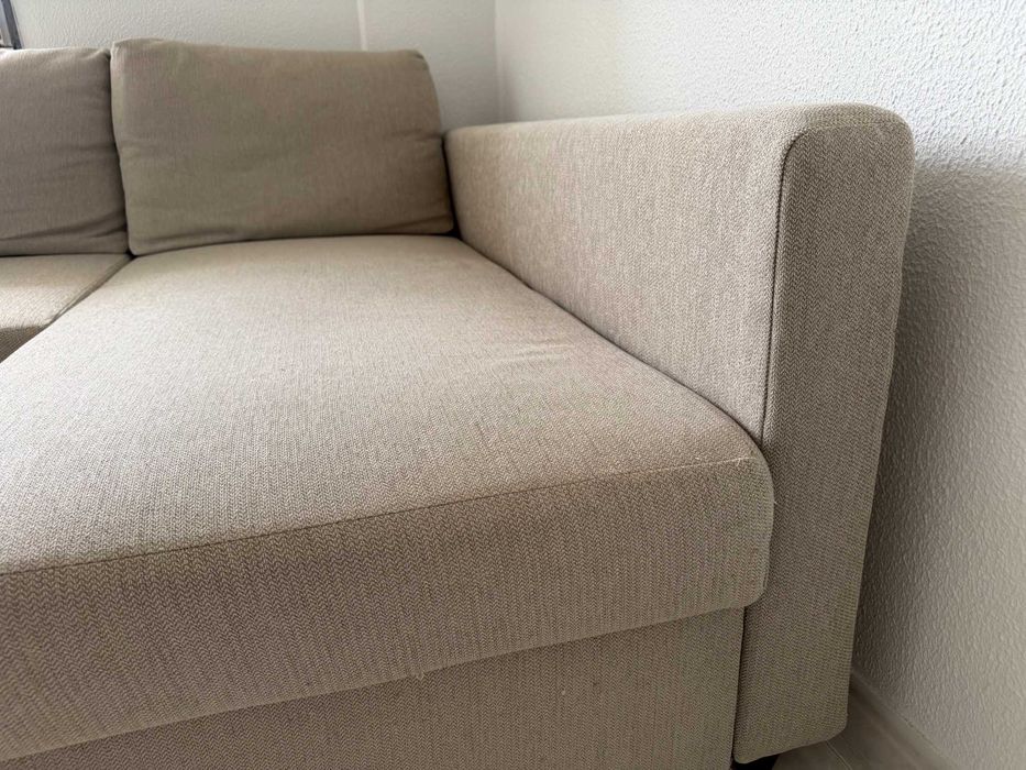 Sofá‑cama IKEA FRIHETEN – tecido premium