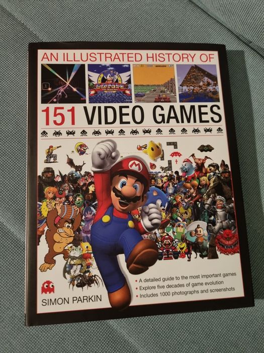 151 Video Games livro retro Nintendo Sega capa dura