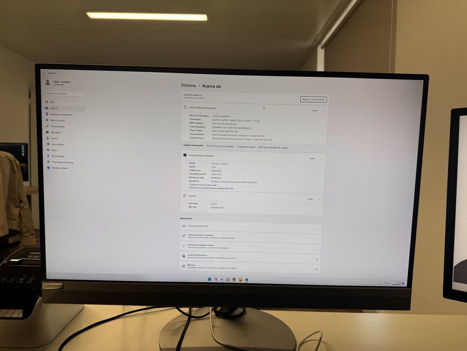 Lenovo All In One Desktop i5 8400 8GB Ram
