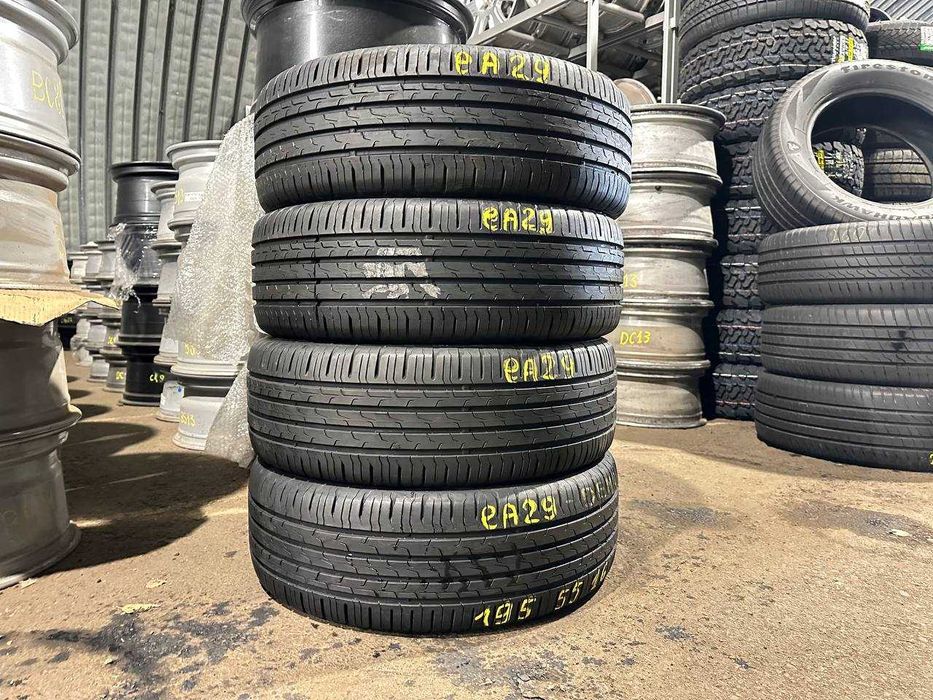 Шини б/у ЛІТО 195/55 R16 Continental EcoContact 6 DEMO комплект EA29