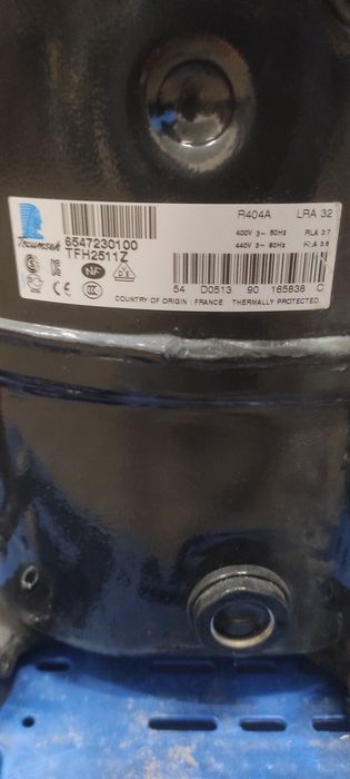 Sprężarka hermetyczna Lunite TFH2511 6kW( -10°C / +40°C)