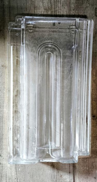 Telhas marselha, em vidro