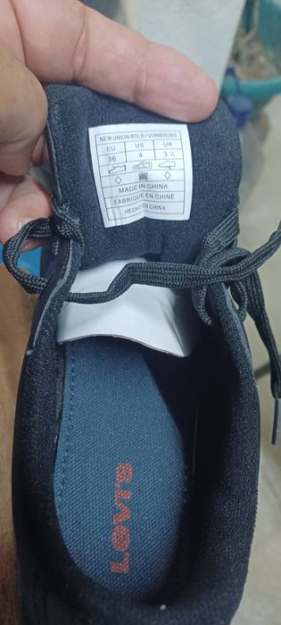 Sapatilhas Levi's New Union Black N36