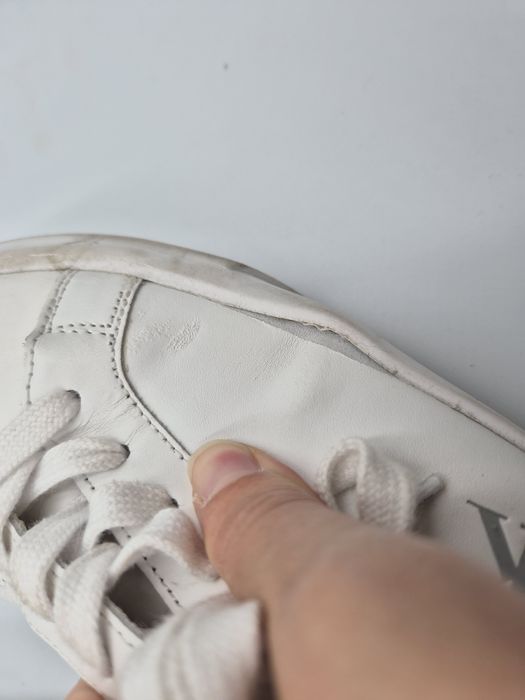 Sneakersy damskie białe na platformie Calvin Klein 40 skóra naturalna