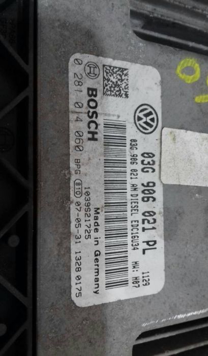 Centralina do Motor - VOLKSWAGEN Golf V (1K1) | 03 - 09