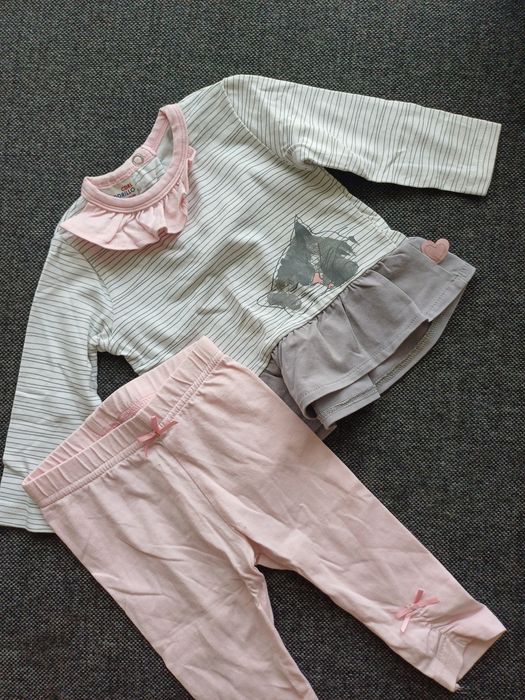 Zestaw Cocodrillo spodnie, legginsy, bluzka