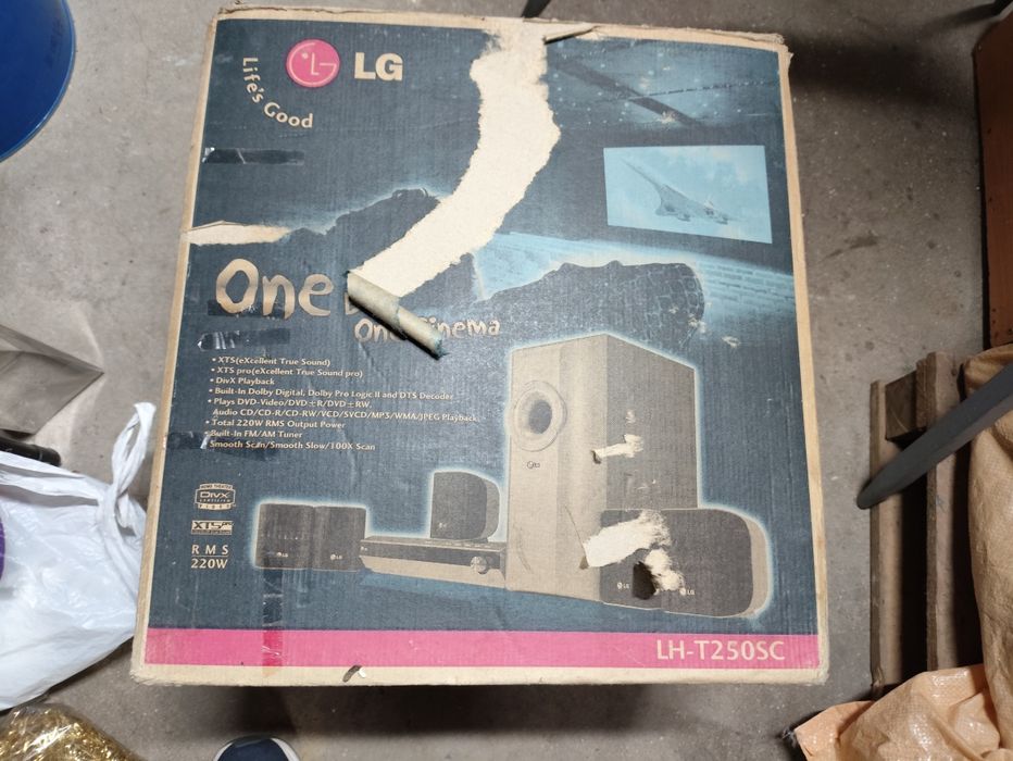 Título do Anúncio:Colunas 5.1 Home Cinema LG LH-T250SC + Subwoofer (Sem Leitor DVD/Comando)
