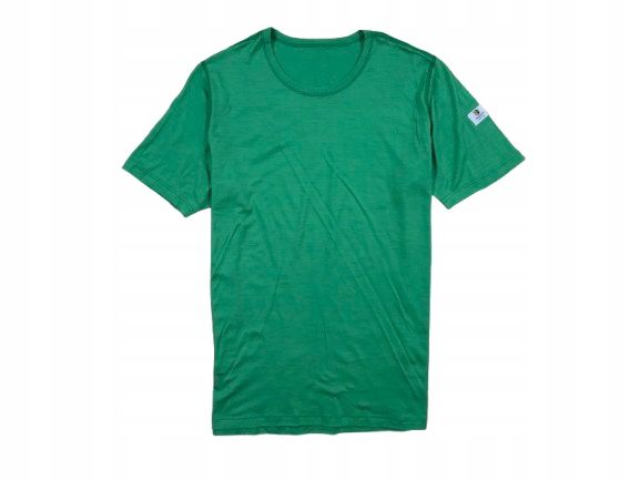 JANUS Koszulka 100 % Wełna Merino Męska Logo r. L
