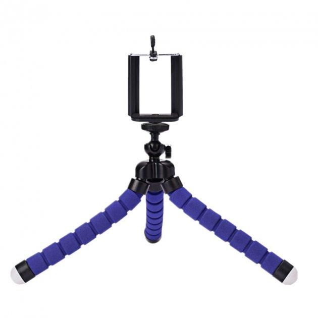 Гибкий штатив для GoPro, телефона, фотоаппарата, тринога, 3 цвета