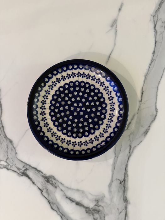 Talerze obiadowe Bolesławiec 24 cm 2 szt.