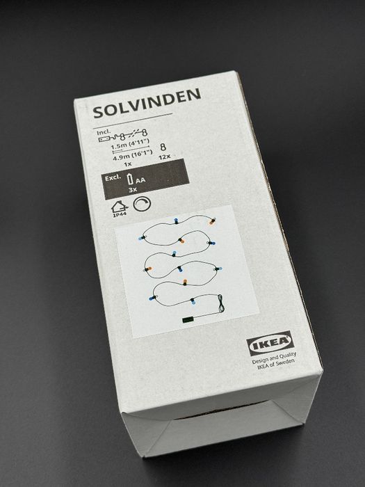Lampki ikea solvinden nowe, w pudełku