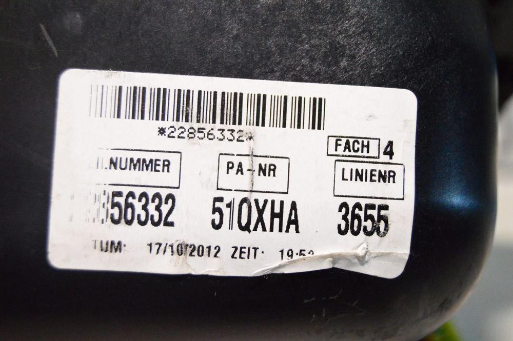 AIRBAG PASSAGEIRO OPEL GM22856332 22856332 366398980 608651200