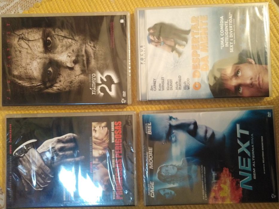 Lote de 4 filmes novos