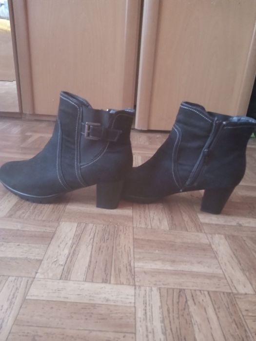 Botki damskie czarne