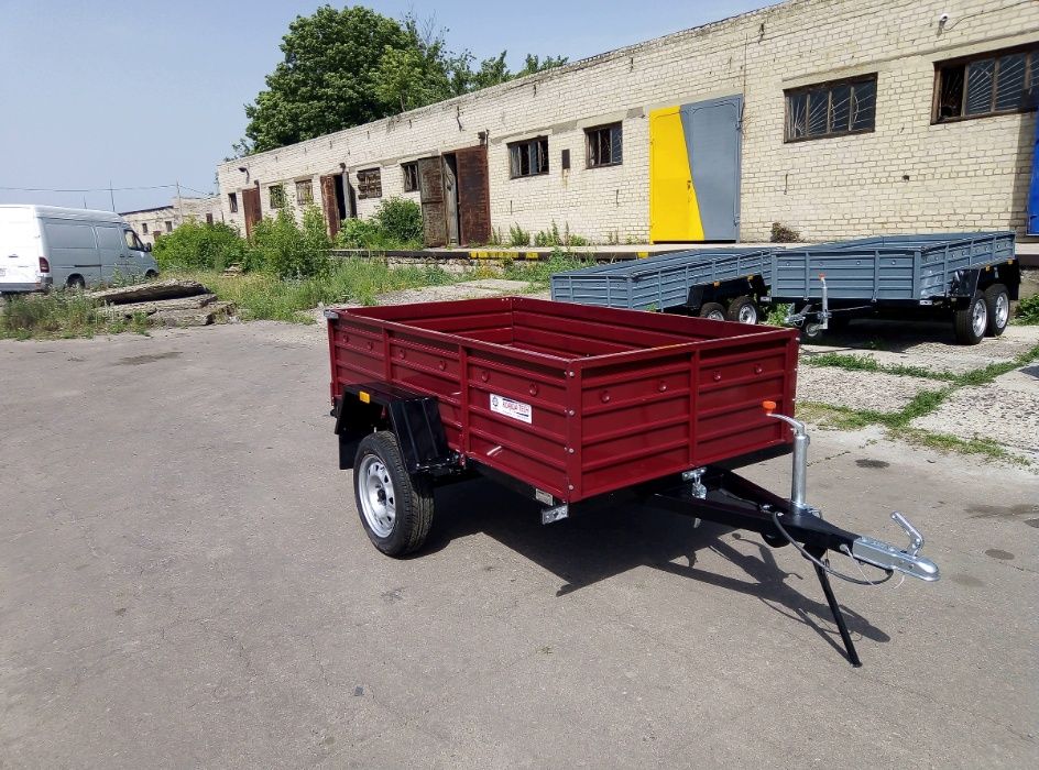 Легковий Причіп Посилений від Заводу 2.2 м. Одноосний прицеп для авто