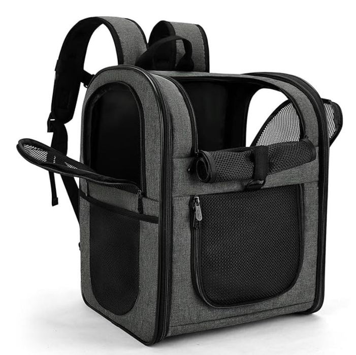Mochila para transporte de cães ou gatos