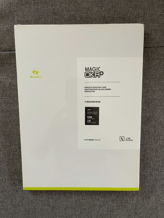 Szkło hartowane na ekran do iPad Air 1/2 Benks Magic OKR+ -NOWE-