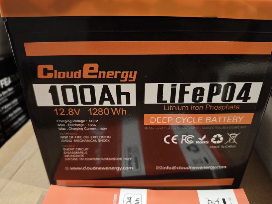 Акумулятор Volt 12V 100Ah LiFePO4 (літій-залізо-фосфатний) Інверторів