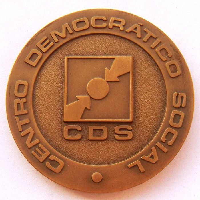 Medalha de Bronze Política CDS Centristas e Democratas Cristãos 1981