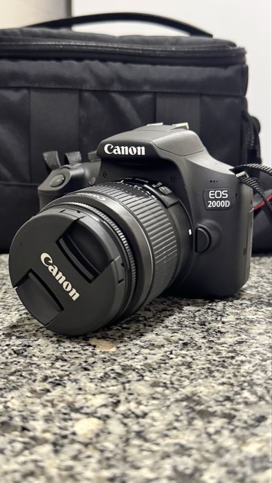 Camera Canon 2000D wifi nova com SD128Gb