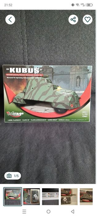 Model pojazdu KUBUŚ