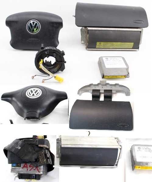 Airbag cinto tampa tablier fita central Vw golf 4, bora, passat b5 3b