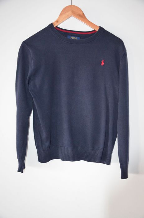 Polo Ralph Lauren sweter granatowy  14-15 lat