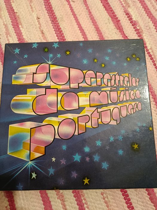 Conjunto 8 Discos Vinil LP Superestrelas Música Portuguesa