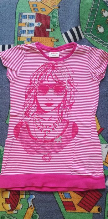 Tunika rozmiar 134 rozciągliwa bawełna