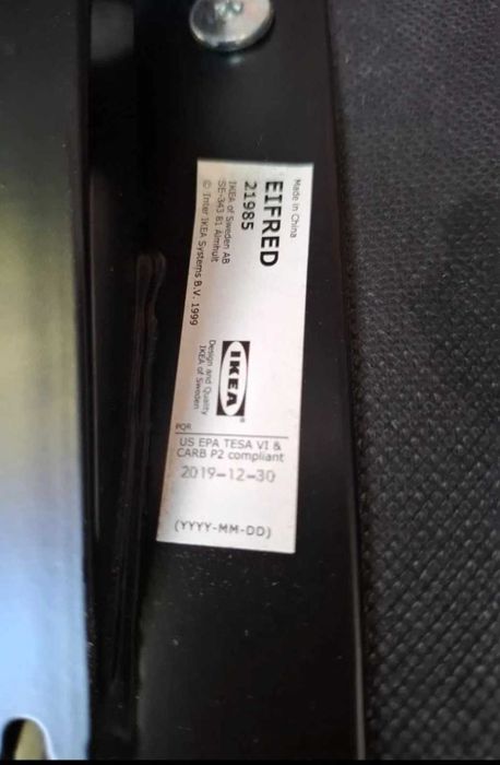 Eifred klęcznik Gunnared ciemnoszary IKEA