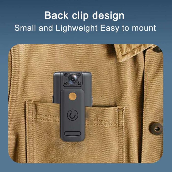 Нагрудна, Боді камера 1080PHD, Магнітна камера, Відеозйомка,Реєстратор