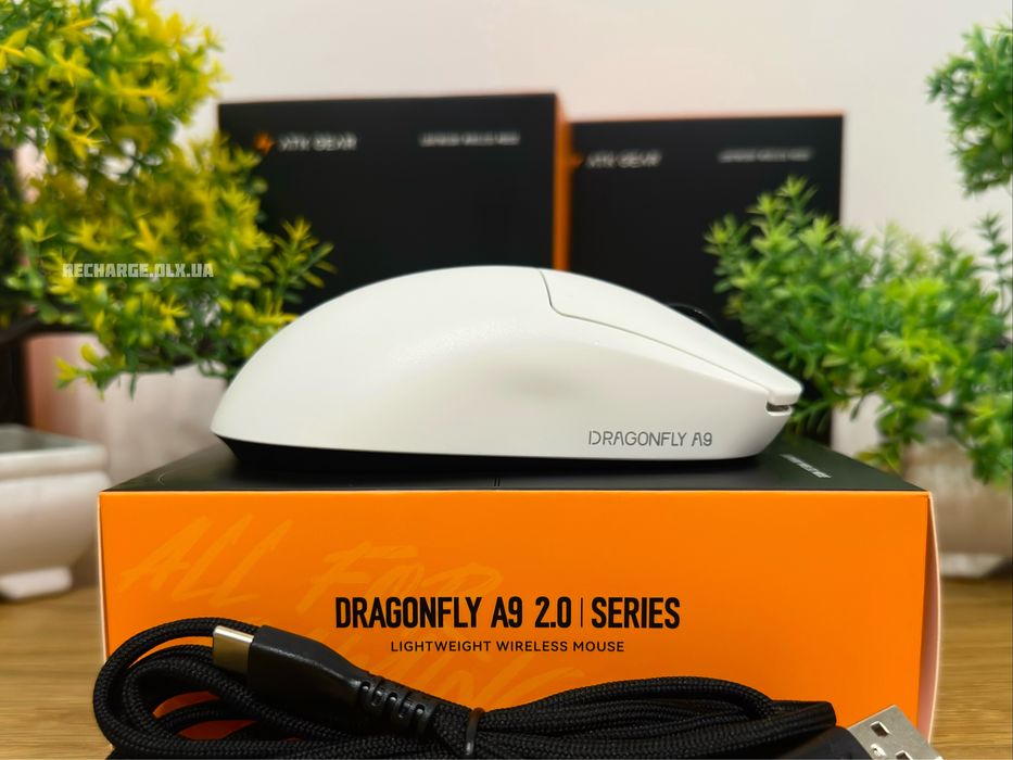 НОВІ ATK Dragonfly A9 2.0 | ІГРОВА БЕЗДРОТОВА МИША з сенсором PAW3395SE