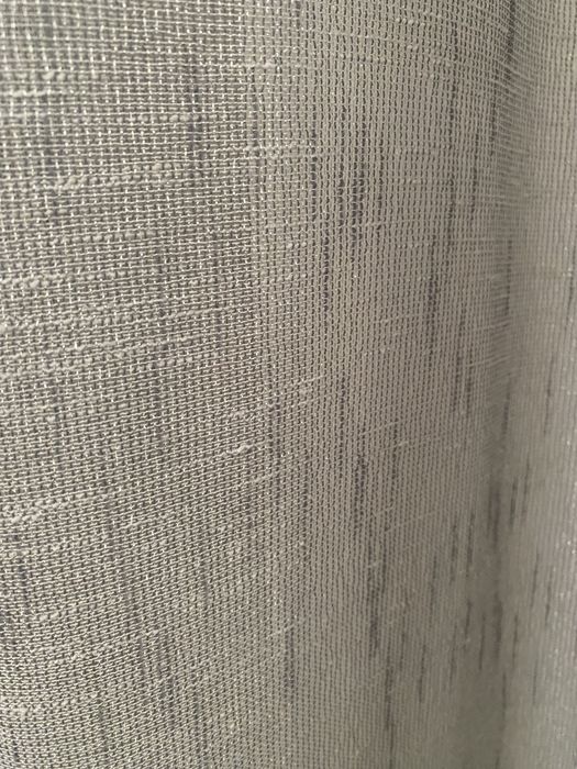 Cortina com ondas e calha