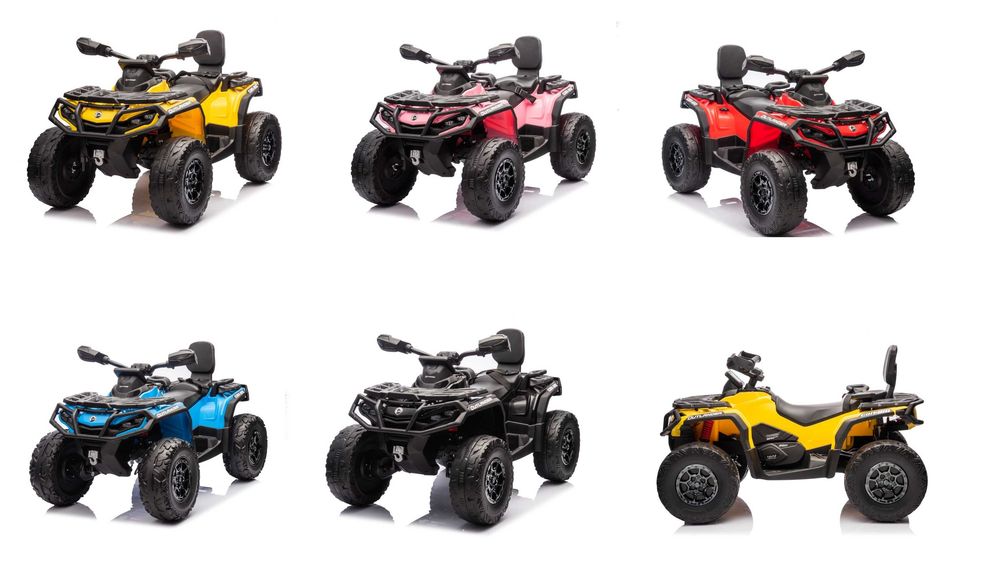 Quad Outlander 4x4 800W 24V AUTO akumulator elektryczny 2os. dzieci