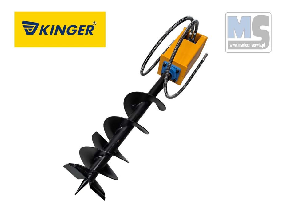 Wiertnica hydrauliczna do minikoparki pod słupki ogrodzeniowe