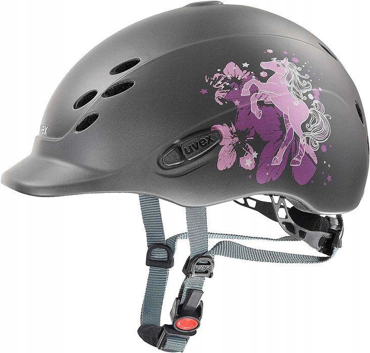 Kask do jazdy konnej dla dzieci Uvex Pony Onyxx 3XS/XS 49-54cm