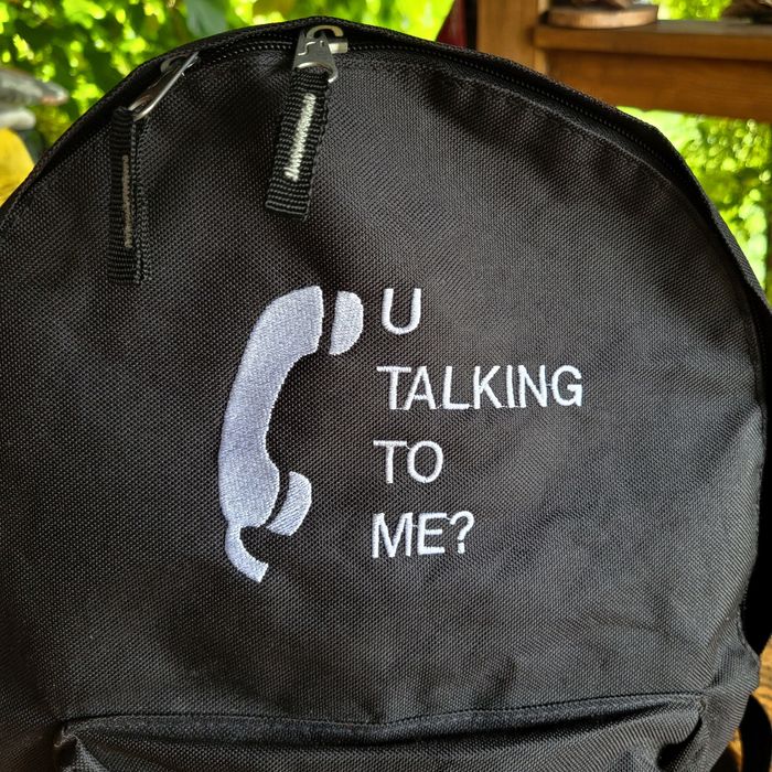 Czarny plecak/ You Talking to me?