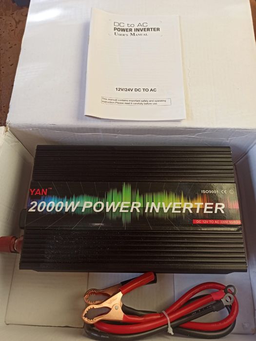 Інвертори 12/220 2000Вт якісні та перевірені!