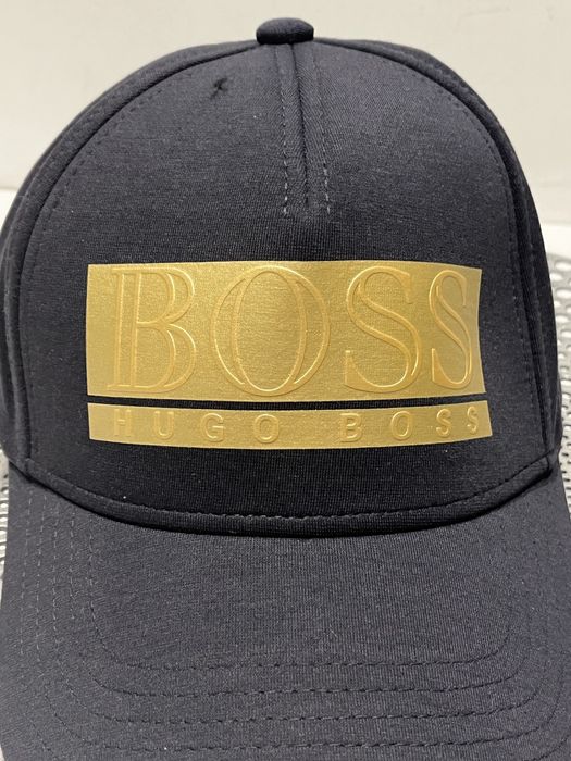 Czapka z daszkiem granatowa Boss