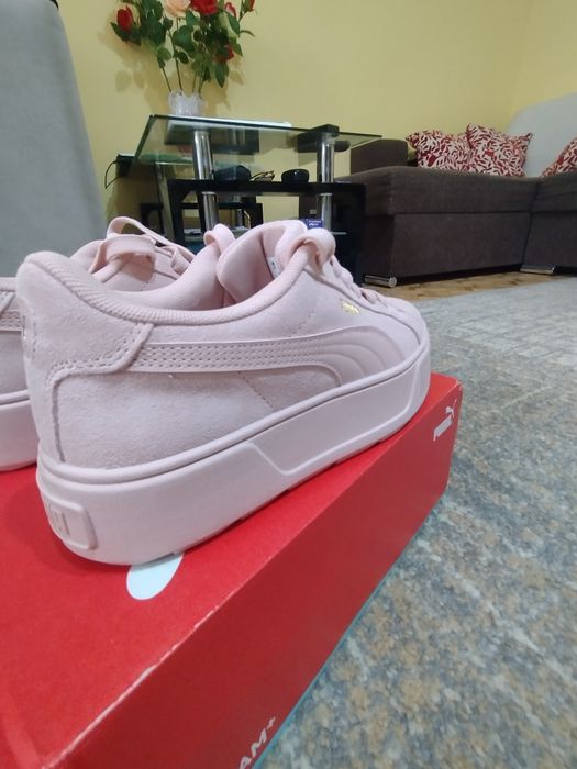 Puma Karmen – różowe sneakersy na platformie | rozmiar 40
