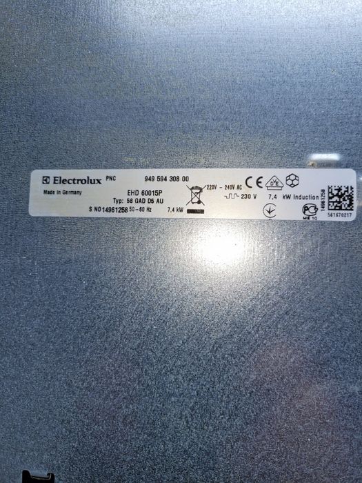 Płyta indukcyjna Elektrolux