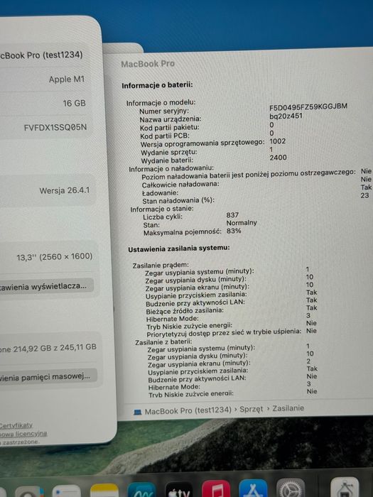 Apple MacBook Pro 13 M1 16/256GB